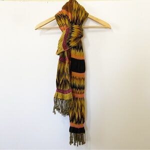 Tolani zig zag stripe scarf